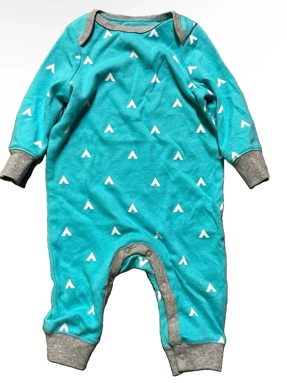 Baby Boy Footie Pajamas Little Brother Lion Dinosaurs Size 0-3 Months